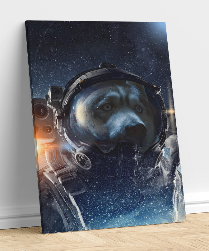 Astronaut - Unique Canvas Of Your Pet