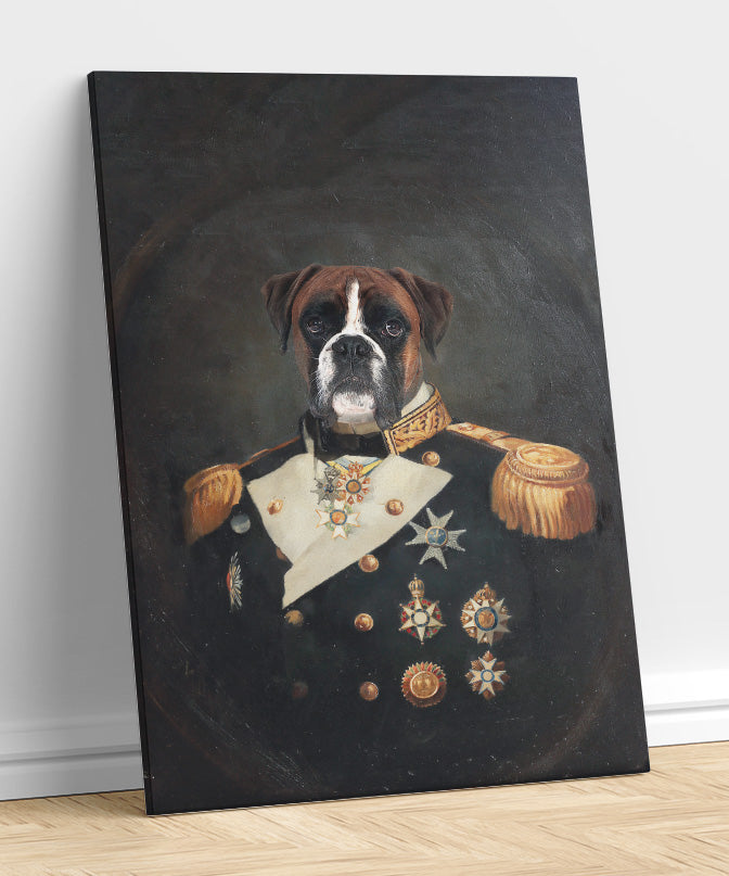 Commander - Unique Canvas Of Your Pet