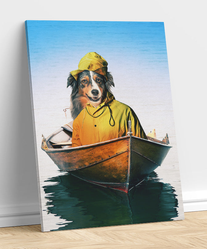 Fisherman - Unique Canvas Of Your Pet