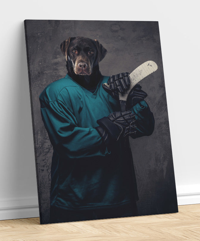 Ice Hockey - Unique Canvas Of Your Pet