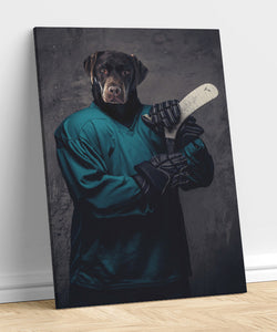 Ice Hockey - Unique Canvas Of Your Pet
