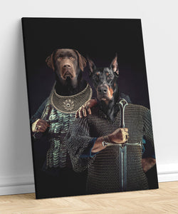 Knights III - Unique Canvas Of Your Pet