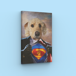 Super Hero - Unique Canvas Of Your Pet