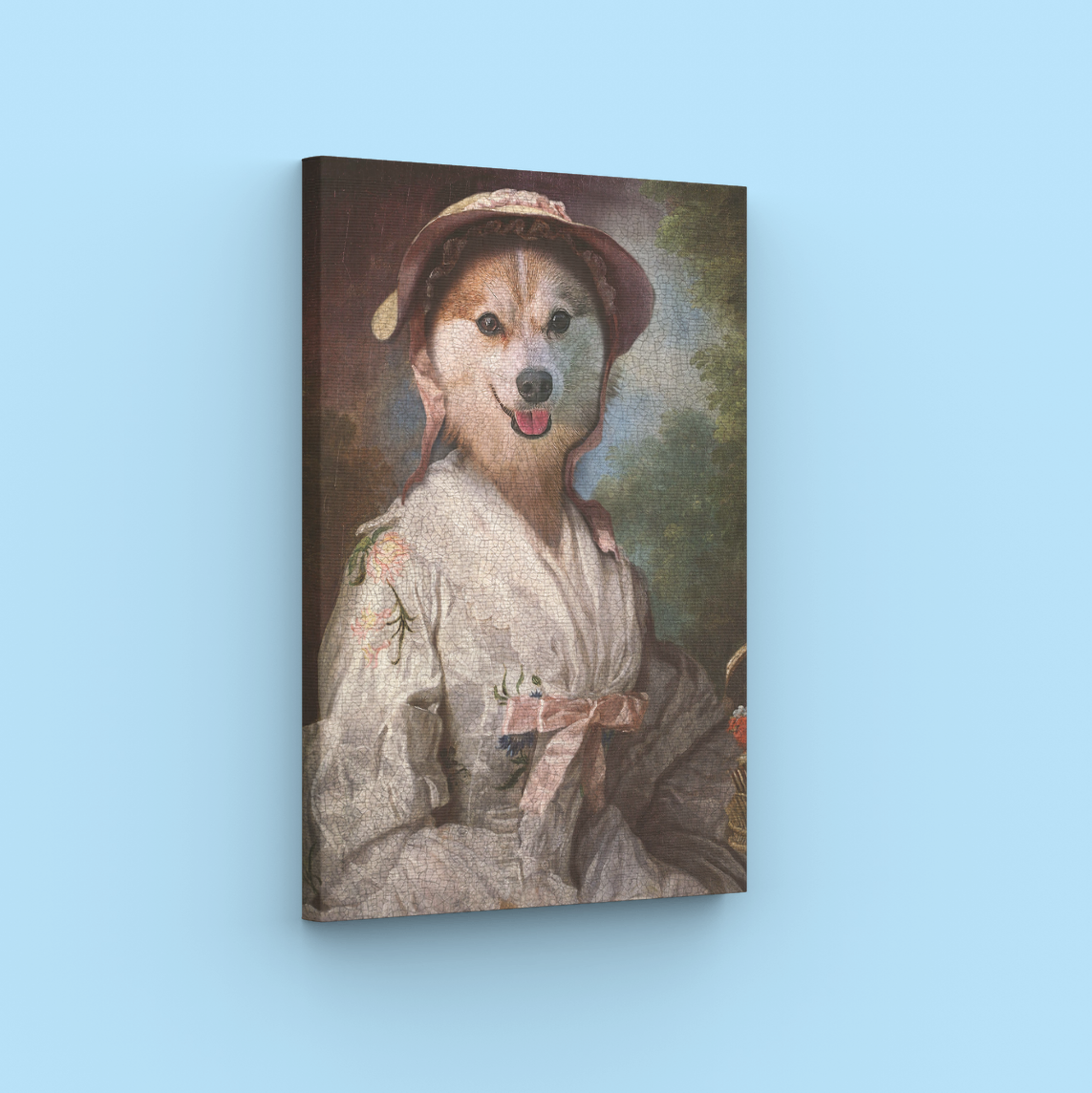 Lady - Unique Canvas Of Your Pet
