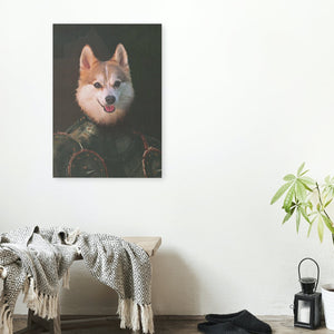 Warrior - Unique Canvas Of Your Pet