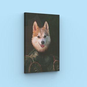 Warrior - Unique Canvas Of Your Pet
