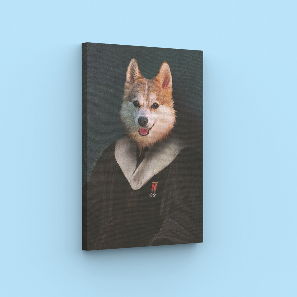 Graduate II - Unique Canvas Of Your Pet
